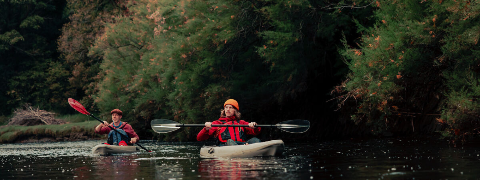Kayaking on Sulby River